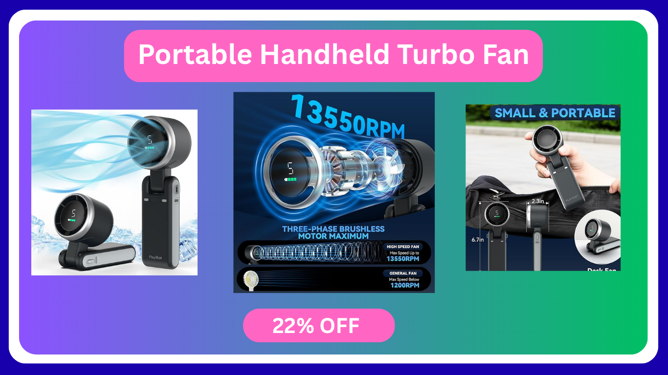 Portable Handheld Turbo Fan